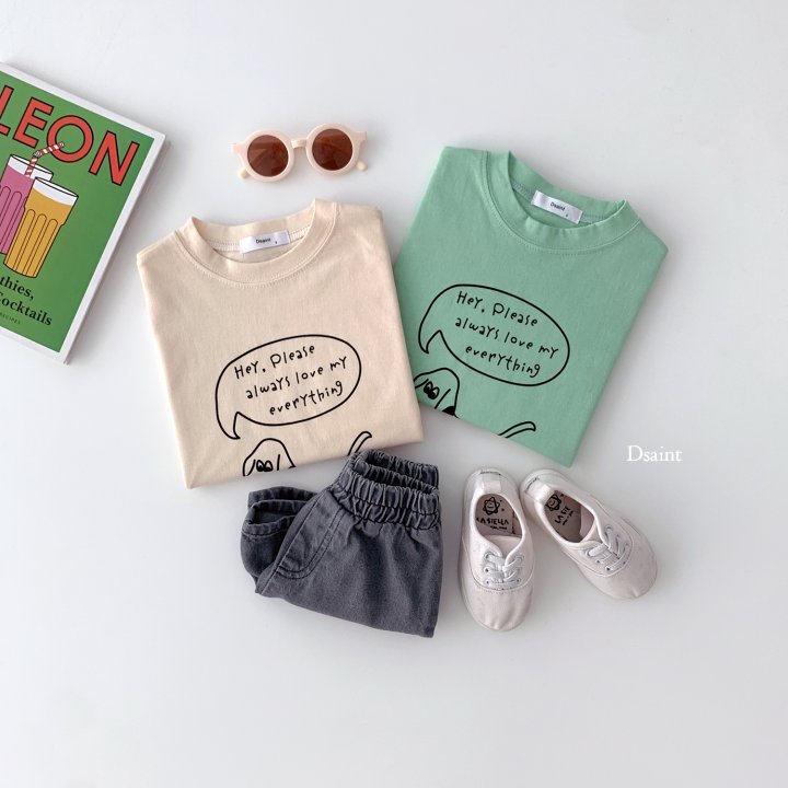 Dsaint - Korean Children Fashion - #prettylittlegirls - Check Puppy Tee - 5