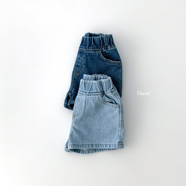 Dsaint - Korean Children Fashion - #prettylittlegirls - Smart! Blue Denim Pants - 3