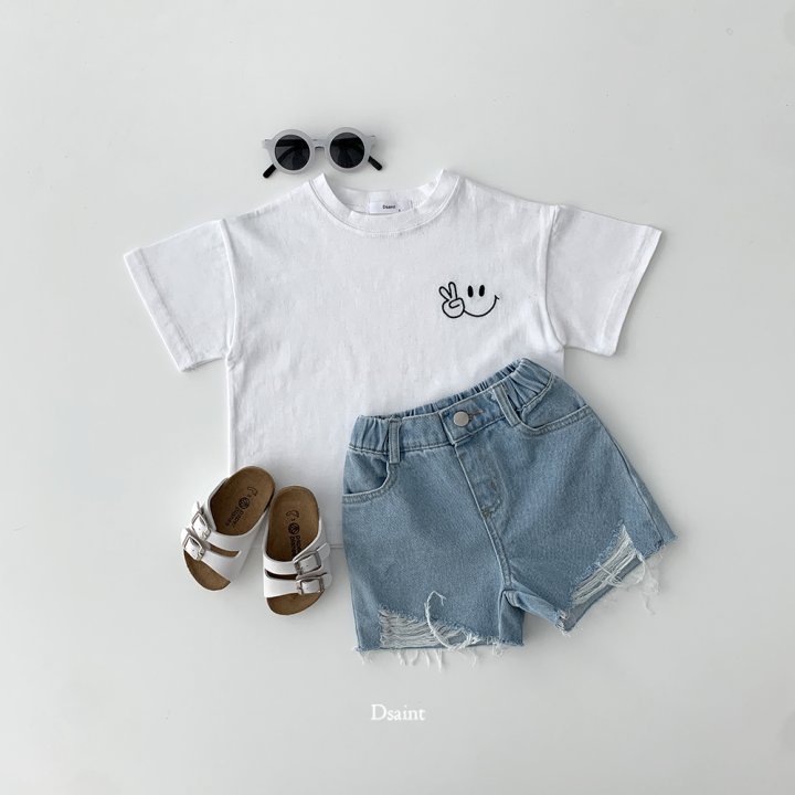 Dsaint - Korean Children Fashion - #prettylittlegirls - Trick Half Open Vintage Pants - 9
