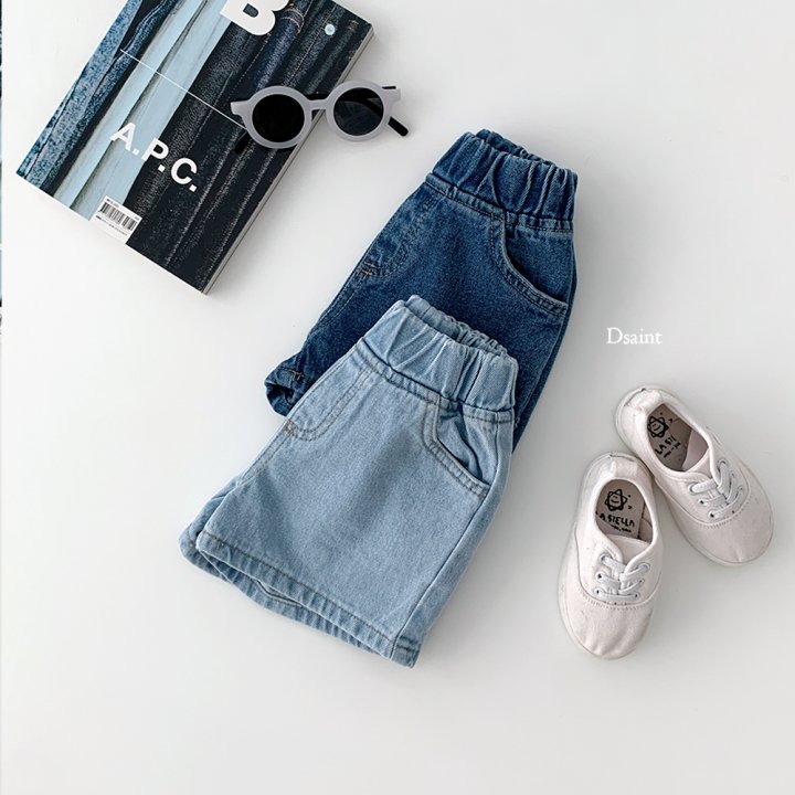 Dsaint - Korean Children Fashion - #stylishchildhood - Smart! Blue Denim Pants - 6