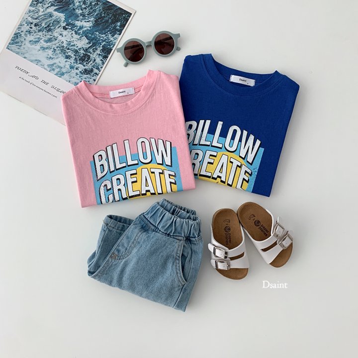Dsaint - Korean Children Fashion - #todddlerfashion - Below Wave Tee - 11
