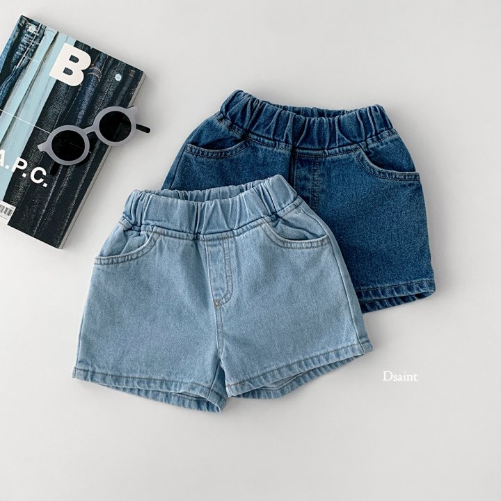 Dsaint - Korean Children Fashion - #prettylittlegirls - Smart! Blue Denim Pants - 4