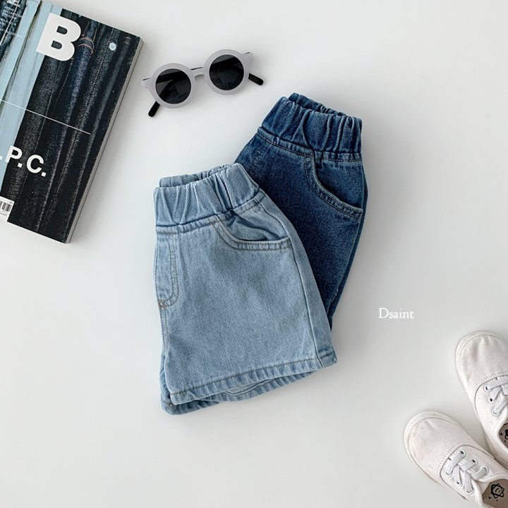 Dsaint - Korean Children Fashion - #toddlerclothing - Smart! Blue Denim Pants - 5