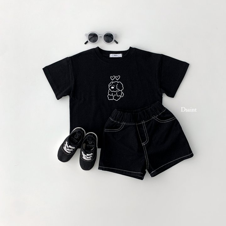 Dsaint - Korean Children Fashion - #toddlerclothing - Stretch Cotton Shorts - 8