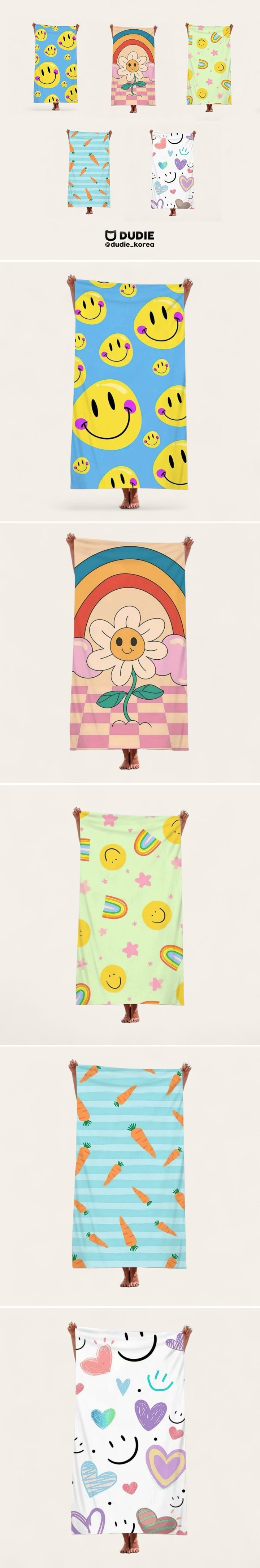 Dudie - Korean Children Fashion - #childofig - Holly Beach Towel