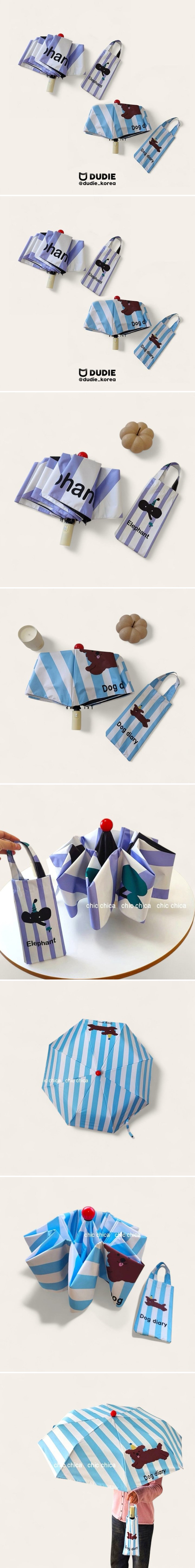 Dudie - Korean Children Fashion - #magicofchildhood - Riu Umbrella (3-Fold Auto Umbrella)