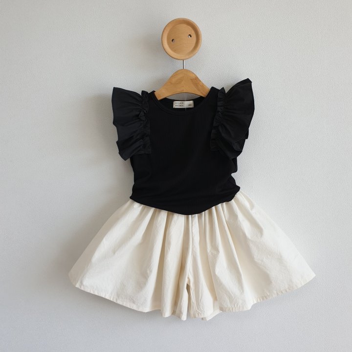 Eclair - Korean Children Fashion - #Kfashion4kids - Frill Tee - 12