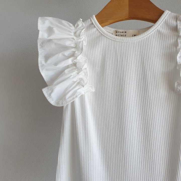 Eclair - Korean Children Fashion - #childrensboutique - Frill Tee - 5