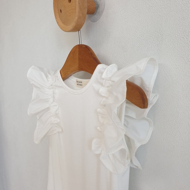 Eclair - Korean Children Fashion - #designkidswear - Frill Tee - 6