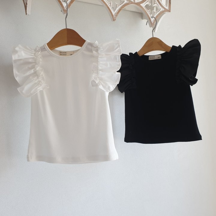 Eclair - Korean Children Fashion - #kidsstore - Frill Tee - 10