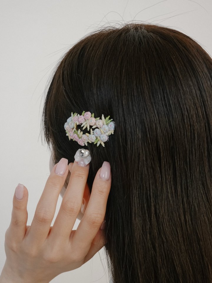 Eeiitt - Korean Women Fashion - #momslook - Berrysome Flower Hairpin - 8