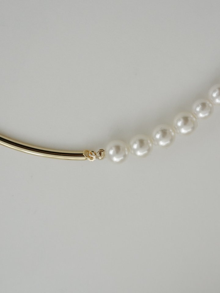 Eeiitt - Korean Women Fashion - #momslook - Henrine Ring Pearl Necklace - 8