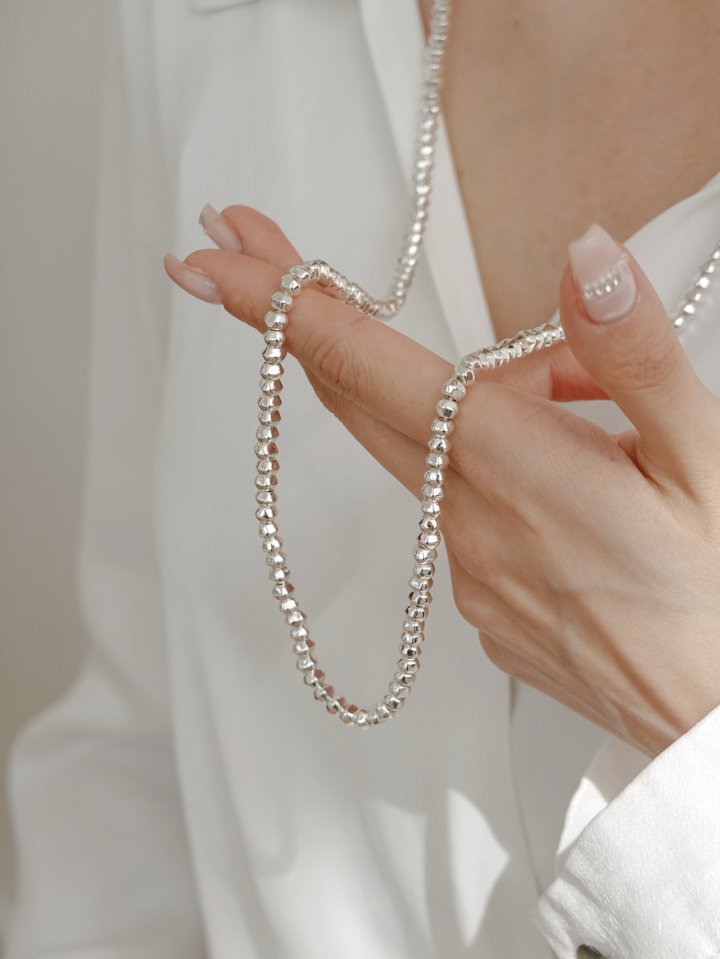 Eeiitt - Korean Women Fashion - #momslook - Bully Long Ball Necklace - 8