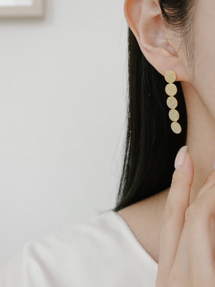 Eeiitt - Korean Women Fashion - #momslook - Mist Drop Long Earrings - 8