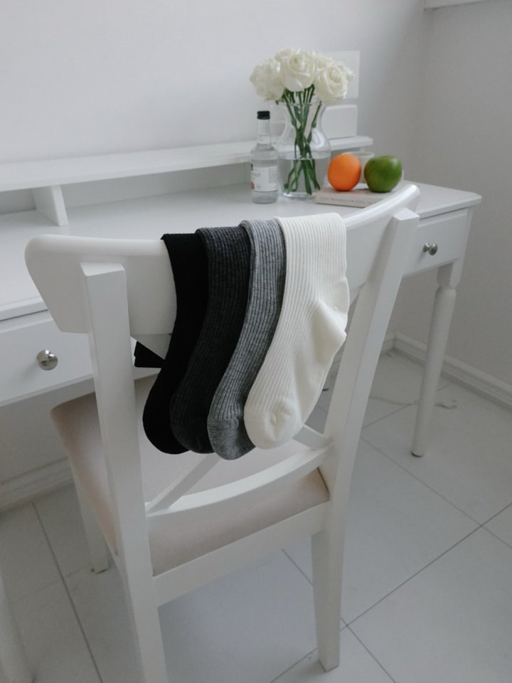 Eeiitt - Korean Women Fashion - #momslook - Easy Ribbed See-through Socks - 12