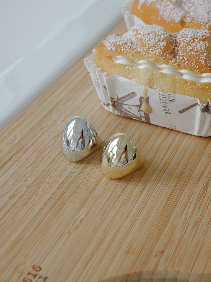 Eeiitt - Korean Women Fashion - #momslook - Nuda Round Bold Ring - 2