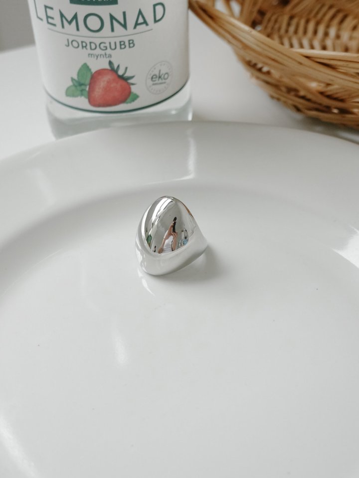 Eeiitt - Korean Women Fashion - #momslook - Nuda Round Bold Ring - 6