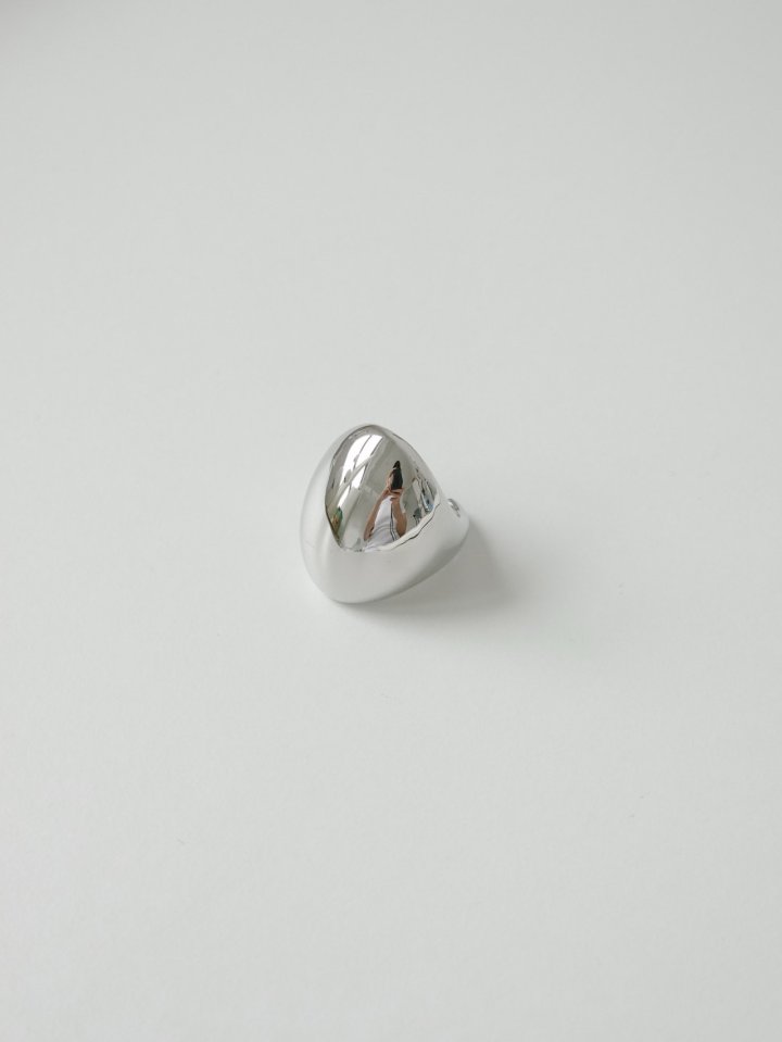 Eeiitt - Korean Women Fashion - #momslook - Nuda Round Bold Ring - 7