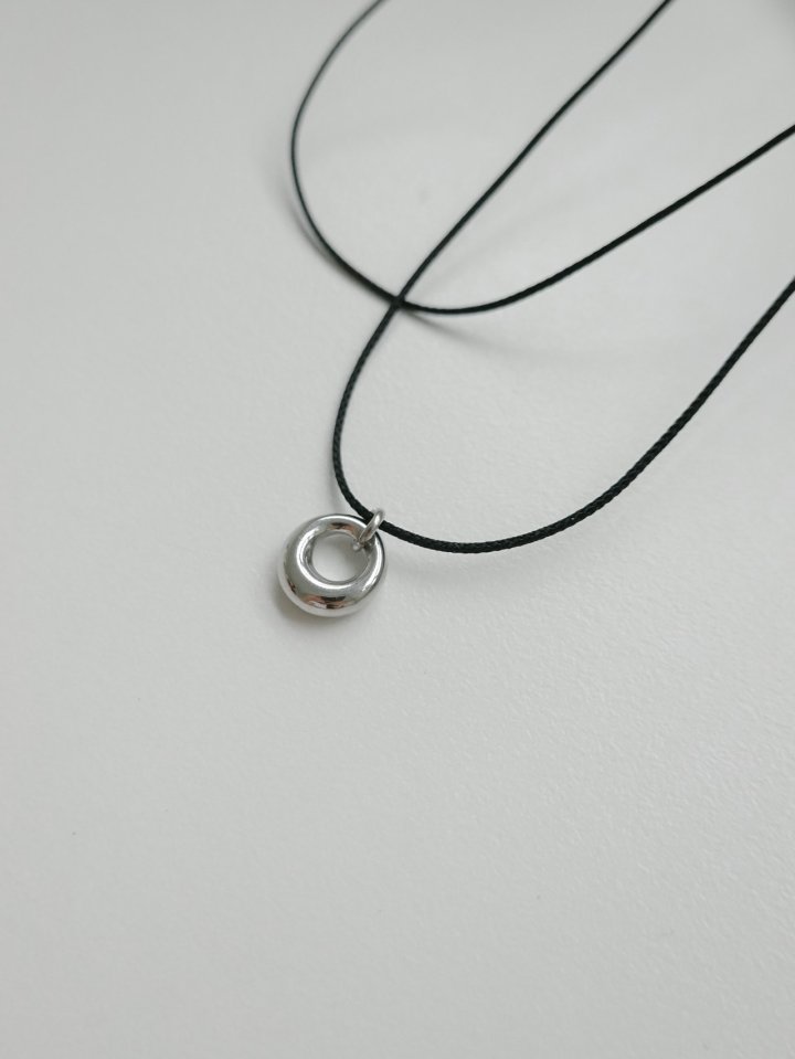 Eeiitt - Korean Women Fashion - #momslook - Lyon Layered Black Surgical Necklace - 5