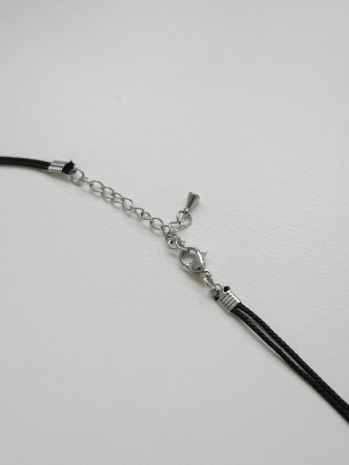 Eeiitt - Korean Women Fashion - #momslook - Lyon Layered Black Surgical Necklace - 6