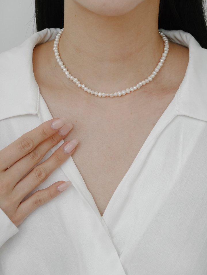 Eeiitt - Korean Women Fashion - #pursuepretty - Evian Freshwater Pearl Necklace - 7