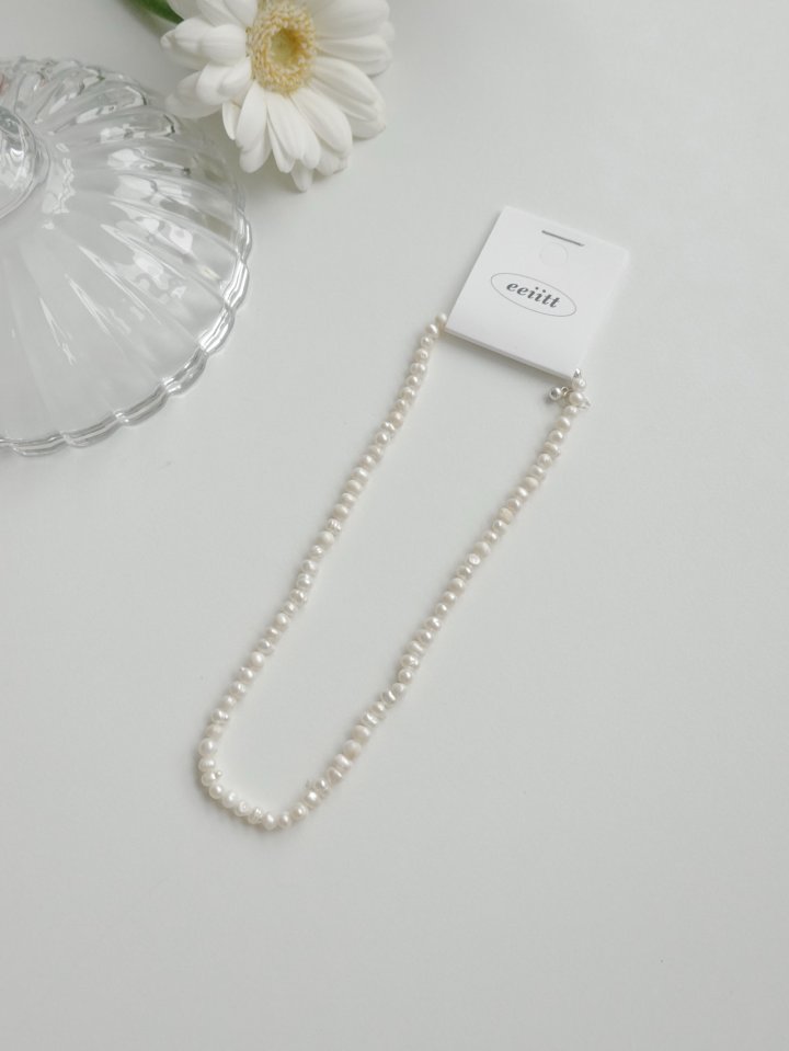 Eeiitt - Korean Women Fashion - #restrostyle - Evian Freshwater Pearl Necklace - 8