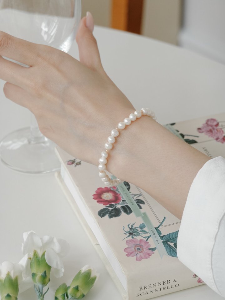 Eeiitt - Korean Women Fashion - #restrostyle - Evian Freshwater Pearl Bracelet - 7