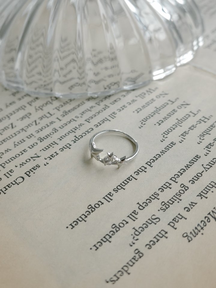 Eeiitt - Korean Women Fashion - #restrostyle - Universe Star Ring - 4
