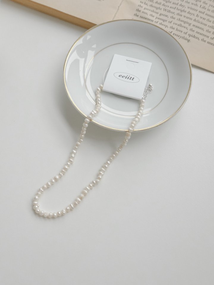 Eeiitt - Korean Women Fashion - #shopsmall - Evian Freshwater Pearl Necklace - 10