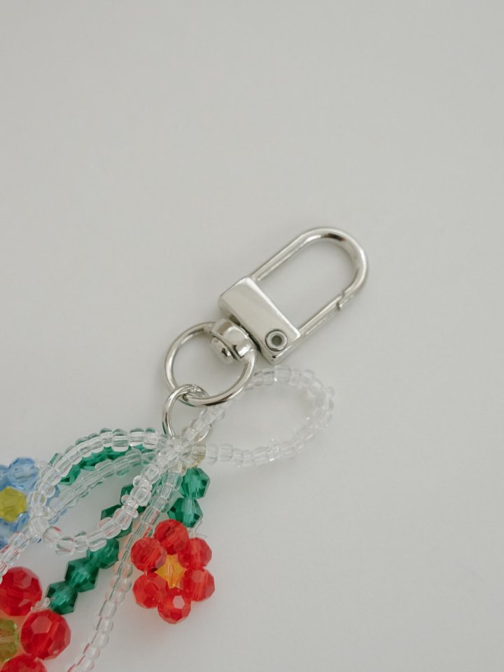 Eeiitt - Korean Women Fashion - #thatsdarling - Shopee Red Flower Keyring - 5