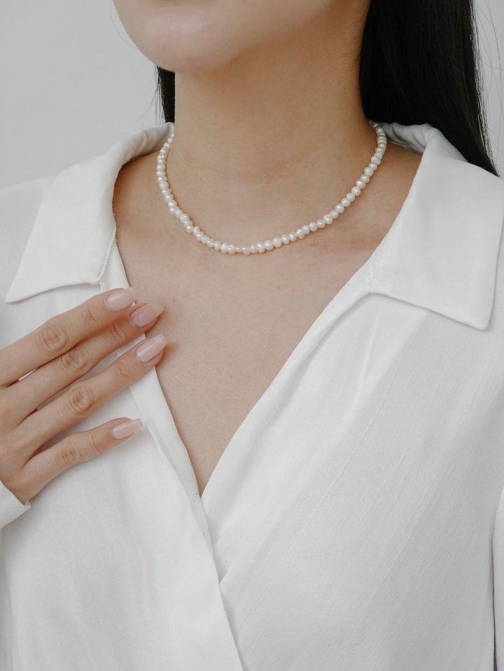 Eeiitt - Korean Women Fashion - #thatsdarling - Evian Freshwater Pearl Necklace - 11