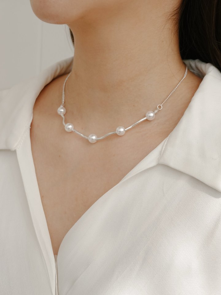 Eeiitt - Korean Women Fashion - #thelittlethings - One-pieceia Pearl Necklace - 3
