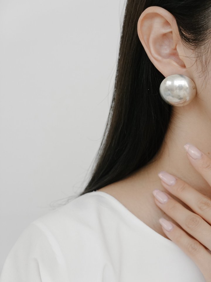 Eeiitt - Korean Women Fashion - #vintageinspired - Dron The Round Bold Earrings - 11