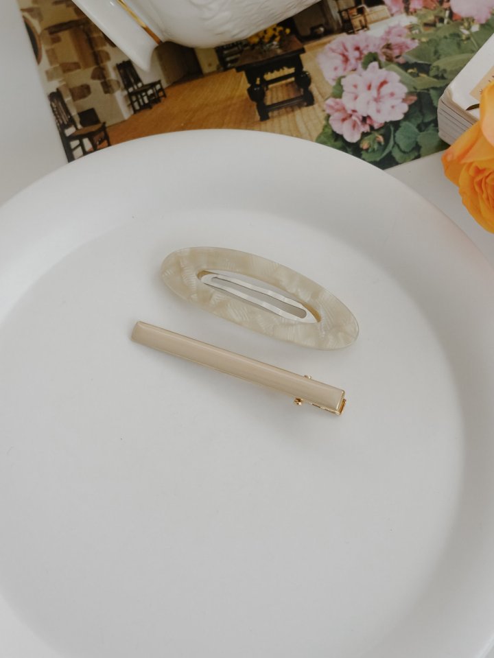 Eeiitt - Korean Women Fashion - #vintageinspired - Oval Hairpin Set - 6