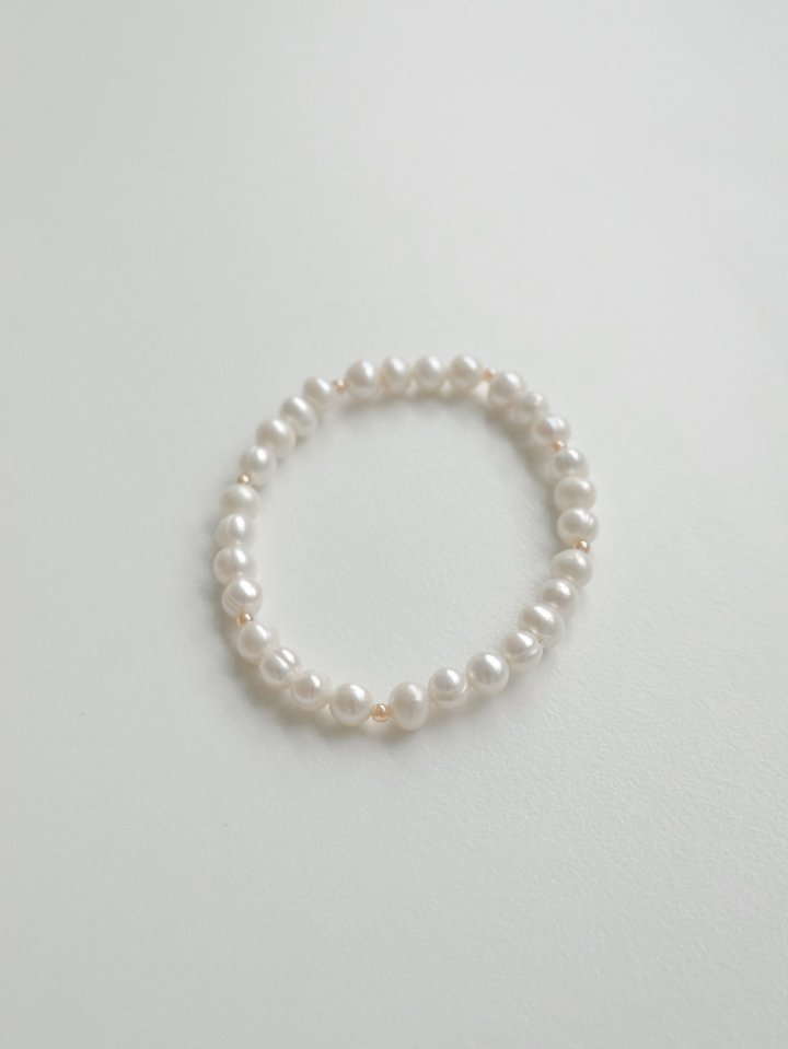 Eeiitt - Korean Women Fashion - #vintagekidsstyle - Evian Freshwater Pearl Bracelet - 5