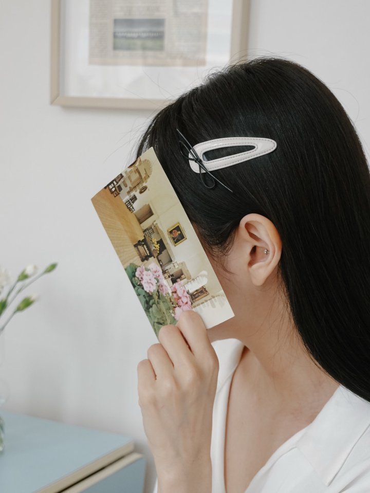 Eeiitt - Korean Women Fashion - #vintagekidsstyle - Frenchia Ribbon Hairpin - 2