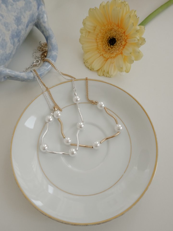 Eeiitt - Korean Women Fashion - #womensfashion - One-pieceia Pearl Necklace - 9