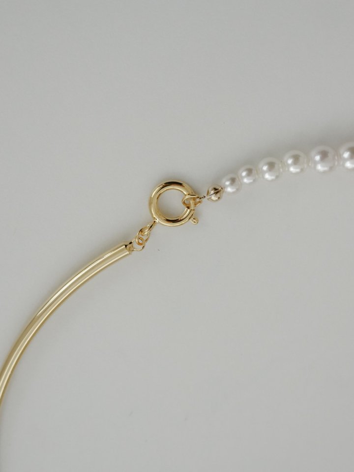 Eeiitt - Korean Women Fashion - #womensfashion - Henrine Ring Pearl Necklace - 7
