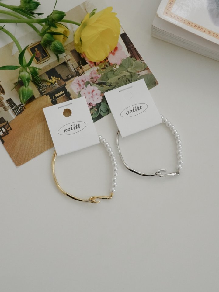 Eeiitt - Korean Women Fashion - #womensfashion - Henrine Ring Pearl Bracelet - 12