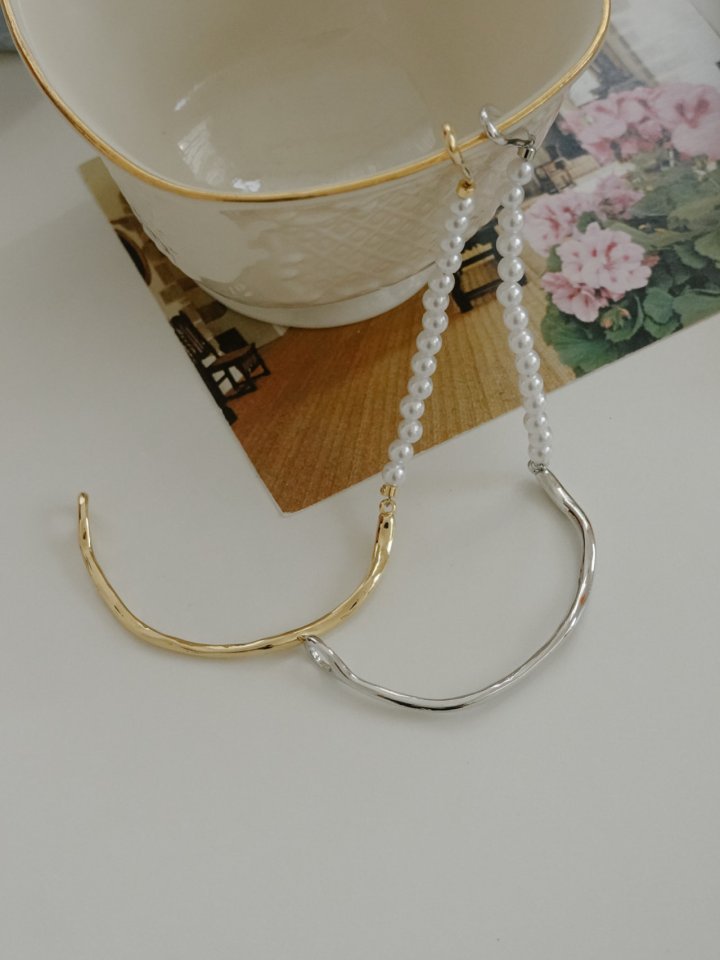 Eeiitt - Korean Women Fashion - #womensfashion - Henrine Ring Pearl Bracelet - 8