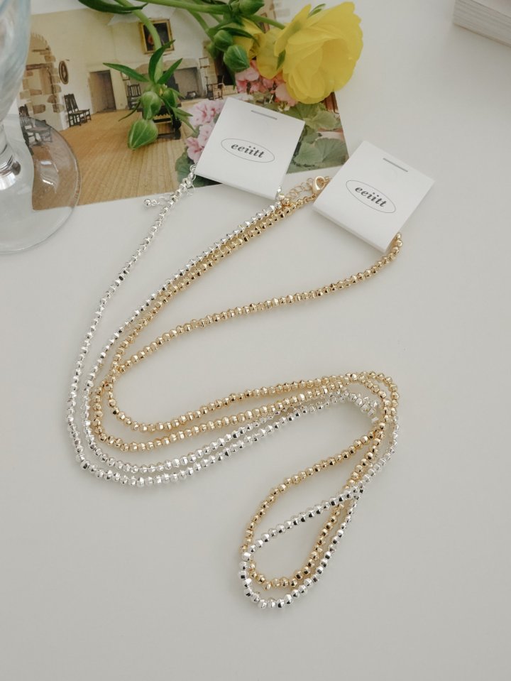 Eeiitt - Korean Women Fashion - #womensfashion - Bully Long Ball Necklace