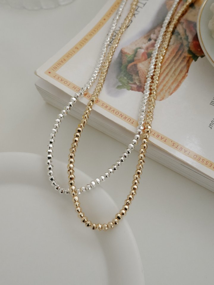 Eeiitt - Korean Women Fashion - #womensfashion - Bully Long Ball Necklace - 3