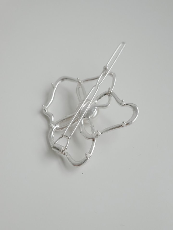 Eeiitt - Korean Women Fashion - #womensfashion - Freesia Flower Pearl Hairpin - 6