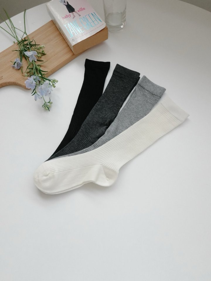 Eeiitt - Korean Women Fashion - #momslook - Easy Ribbed See-through Socks - 4
