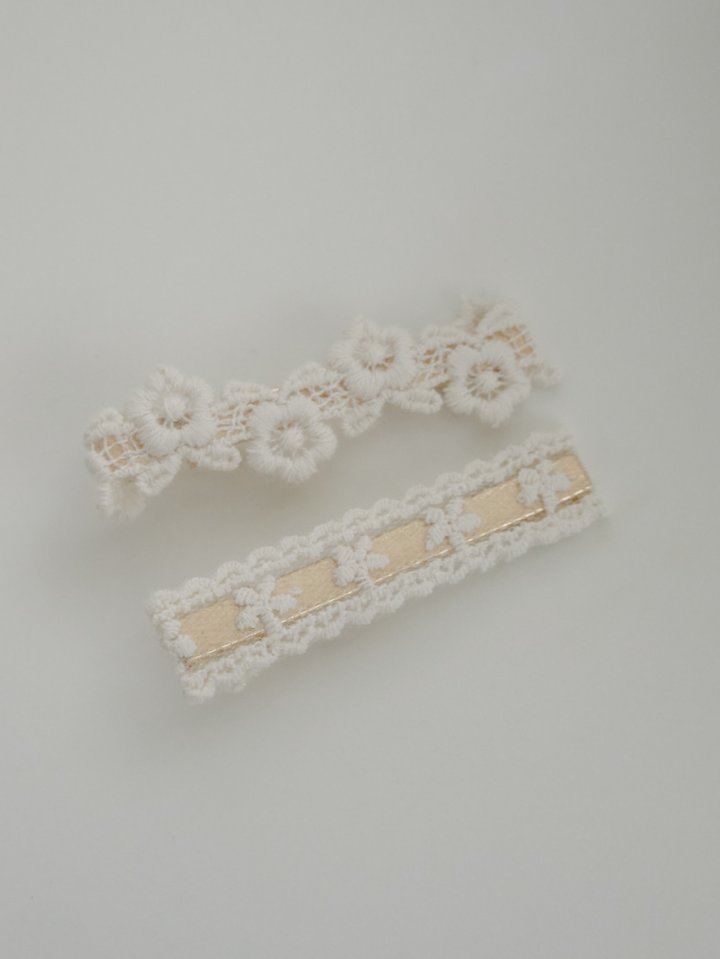 Eeiitt - Korean Women Fashion - #womensfashion - Shirring Flower Cotton Hairpin - 3