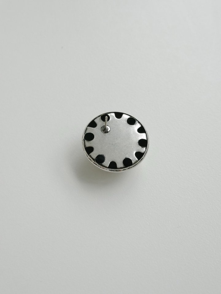 Eeiitt - Korean Women Fashion - #womensfashion - Dron The Round Bold Earrings - 6