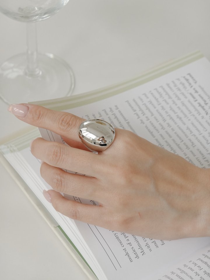 Eeiitt - Korean Women Fashion - #womensfashion - Nuda Round Bold Ring