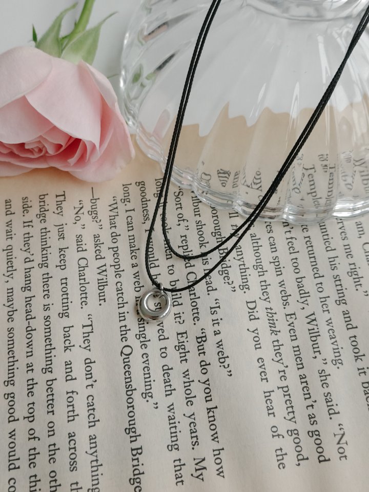 Eeiitt - Korean Women Fashion - #momslook - Lyon Layered Black Surgical Necklace - 4