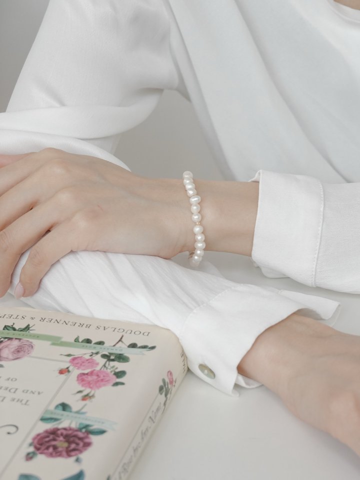 Eeiitt - Korean Women Fashion - #womensfashion - Evian Freshwater Pearl Bracelet - 3