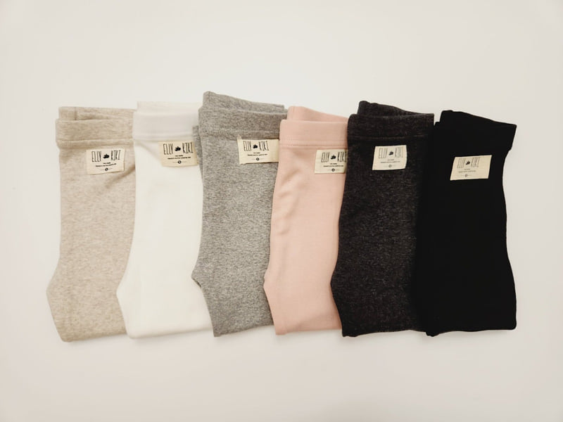 Ellykiki - Korean Children Fashion - #childofig - Basic Leggings (Oatmeal) - 8